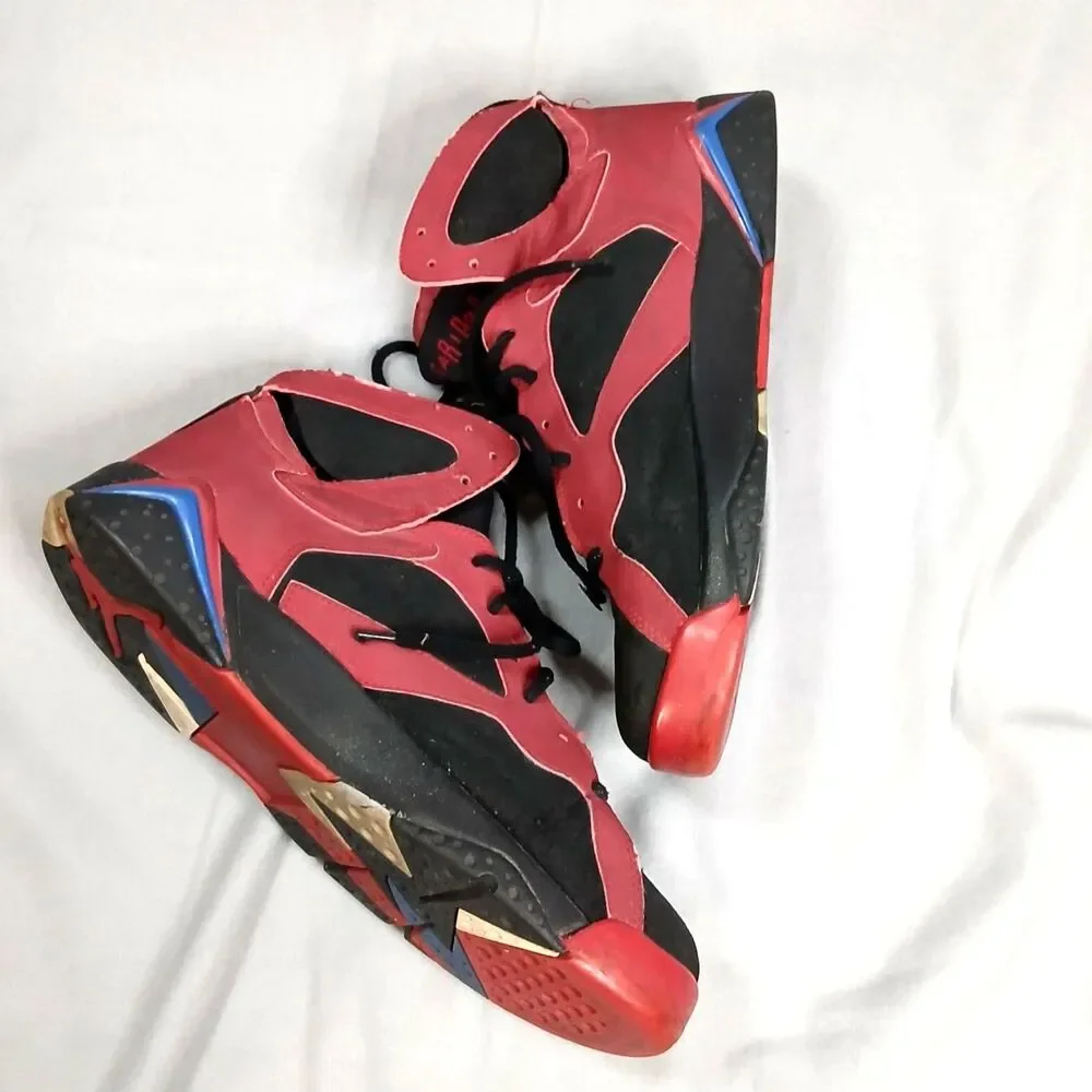 Nike Air Jordan True Flight Shoes High Top Sneakers Red Gym Basketball Mens 10